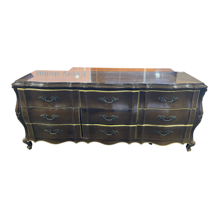 Walnut Veneer Dresser