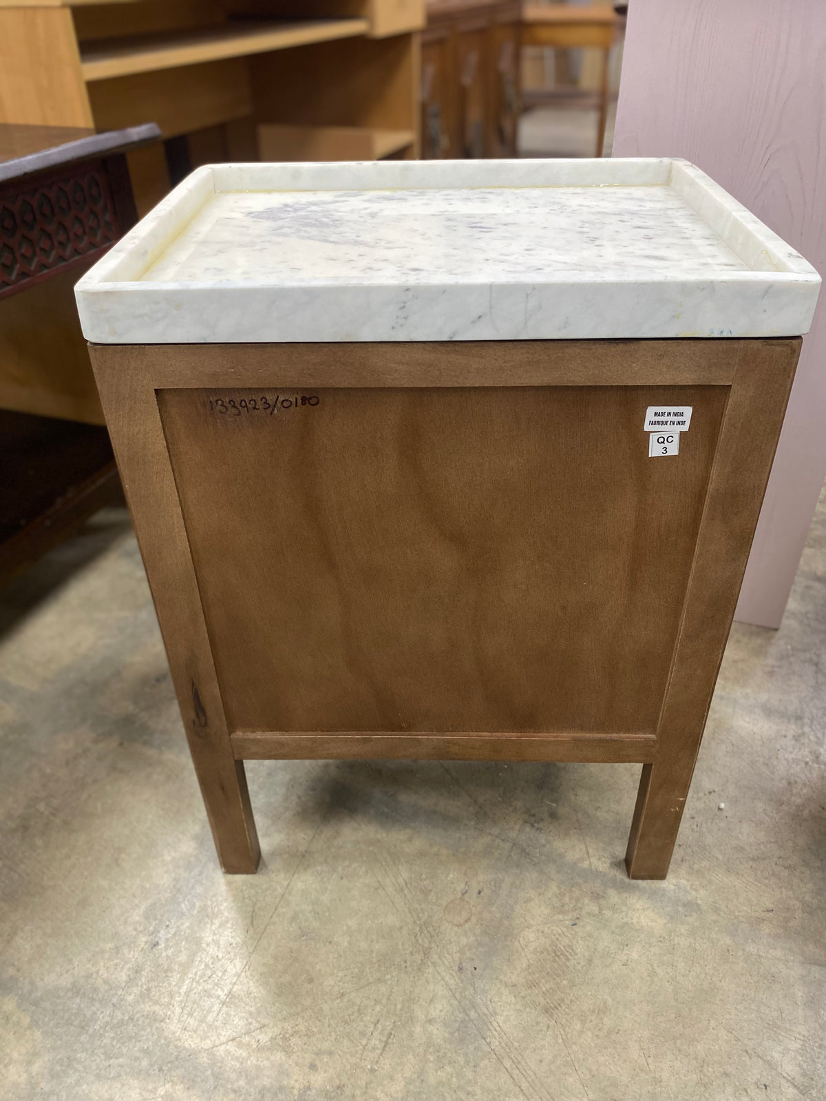 Marble Top Side Table