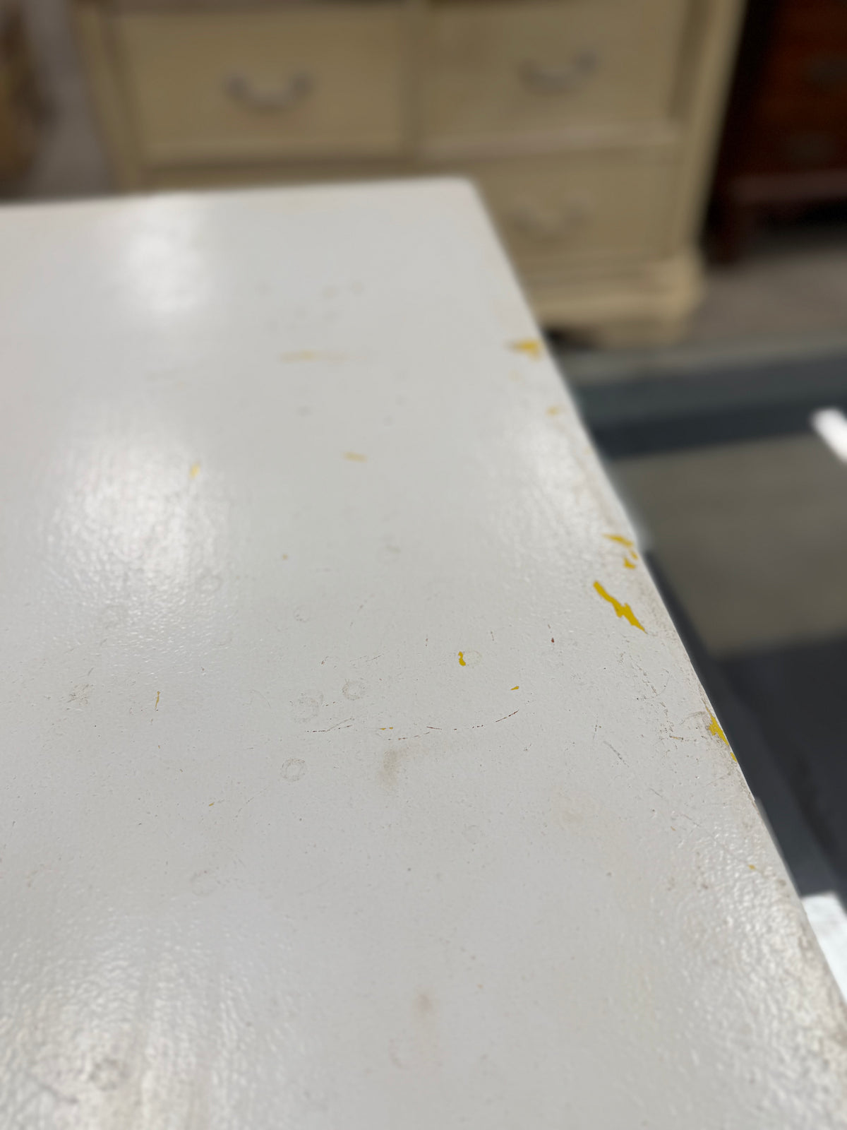 Small White Wooden Desk