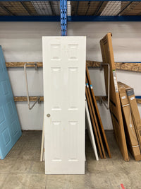 24" x 80" White 6 Panelled Door