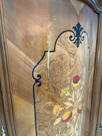 Tradition Carved Buffet/Credenza Cabinet with Red Accent #FC18