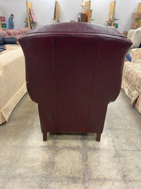Burgundy Pleather Recliner