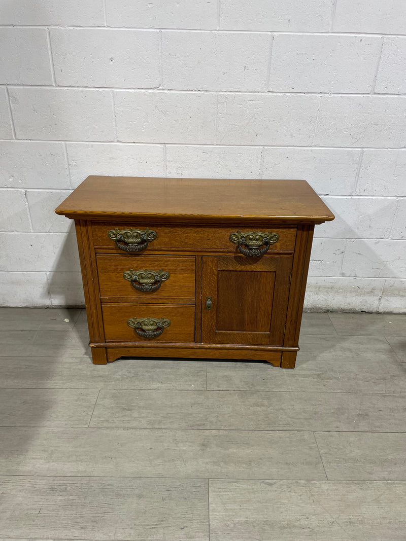 Solid Oak Vintage Dresser