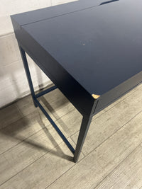 Navy Blue Two Drawer Desk