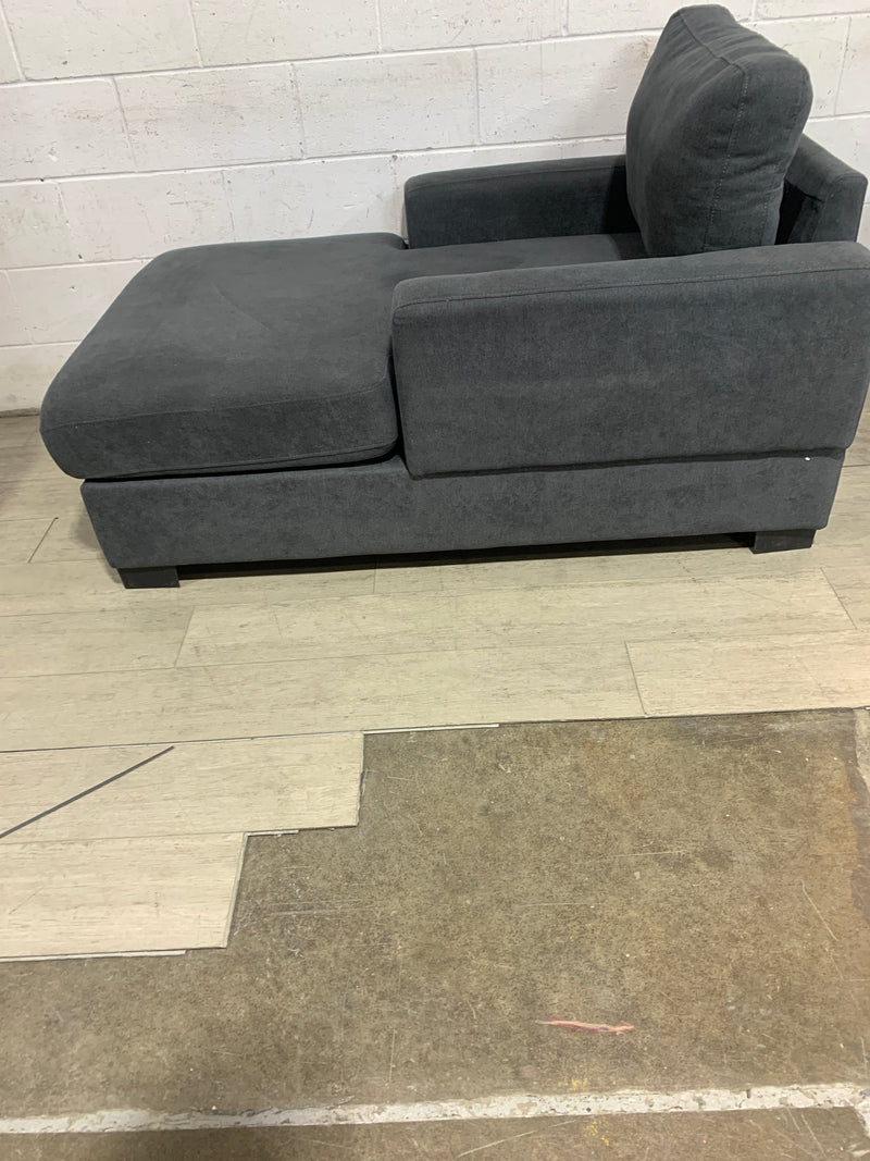 Dark Grey Lounger