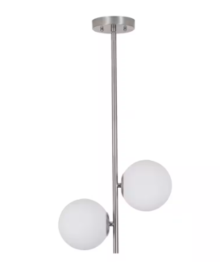 Elisot 2- Light Brushed Nickel Pendant