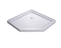 DreamLine SlimLine Acrylic Corner Shower Base Pan (White)