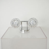 2-Light LED Wall Sconce with Crystallized Globe Shades (45285-LWU)