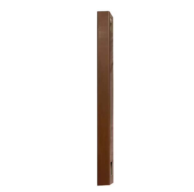 5" x 5" x 8' Vinyl Woodgrain Fence Post Hickory