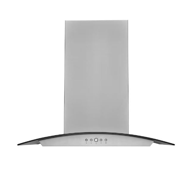 Hauslane 36-Inch Glass Canopy Convertible Island Range Hood