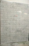 Single Back Shower Wall Panel in Marble