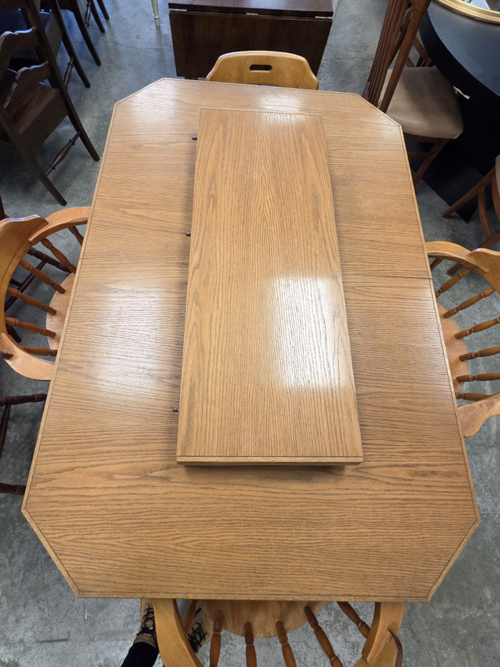 Wooden Dinning Table with 4 Chairs