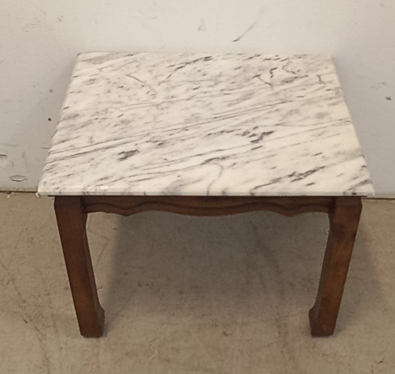 Side Table with Marble Top