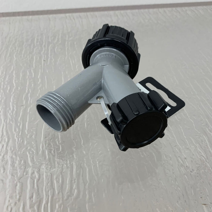 2-Way Plastic Hose Connector with Cap 250-C