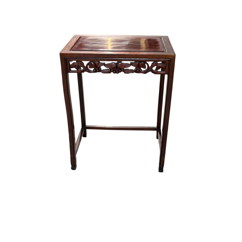 20-Inch Chinese Hardwood Nesting Tables