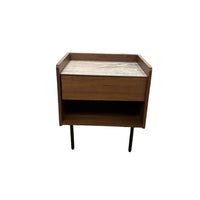 20-Inch Marble Top Side Table