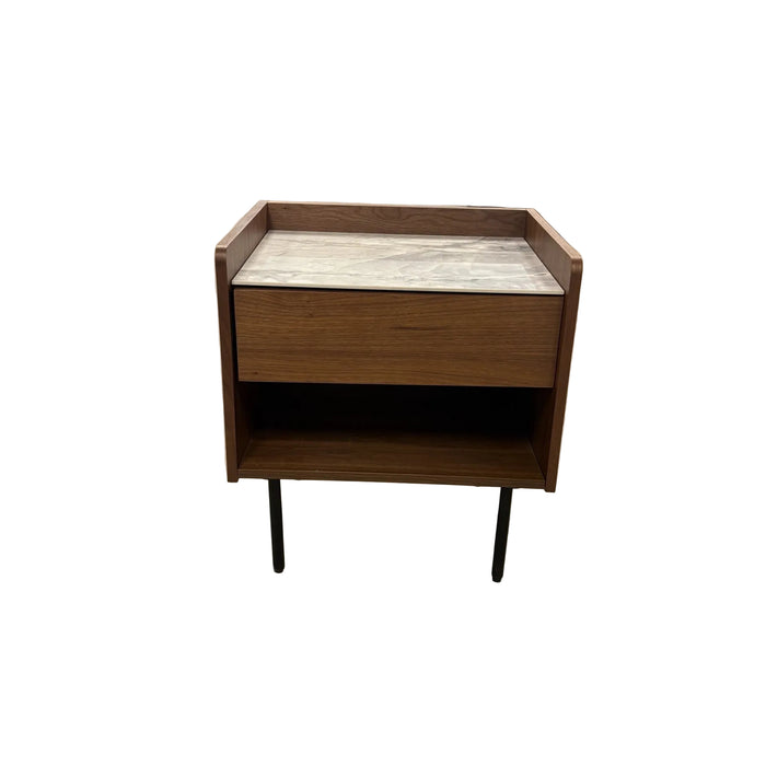 20-Inch Marble Top Side Table
