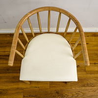 Dante 21.5-Inch W Wood Accent Chair with Cushioned Seat, DC T18