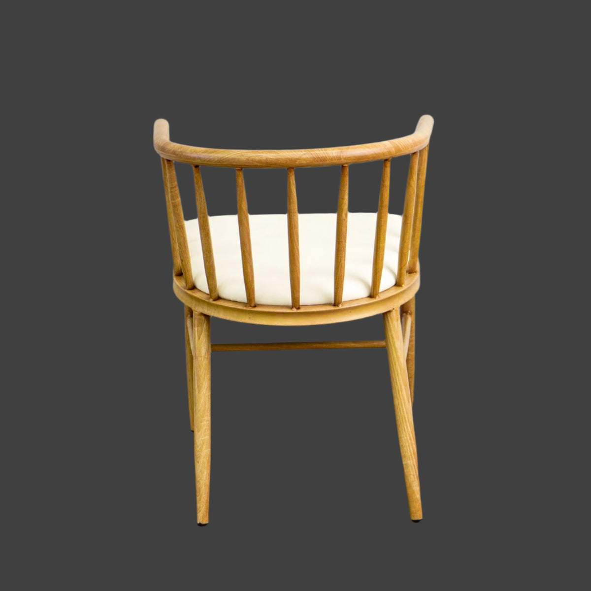 Dante 21.5-Inch W Wood Accent Chair with Cushioned Seat, DC T18