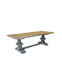 Restoration Hardware Reclaimed Russian Oak Dining Table w/ Extension