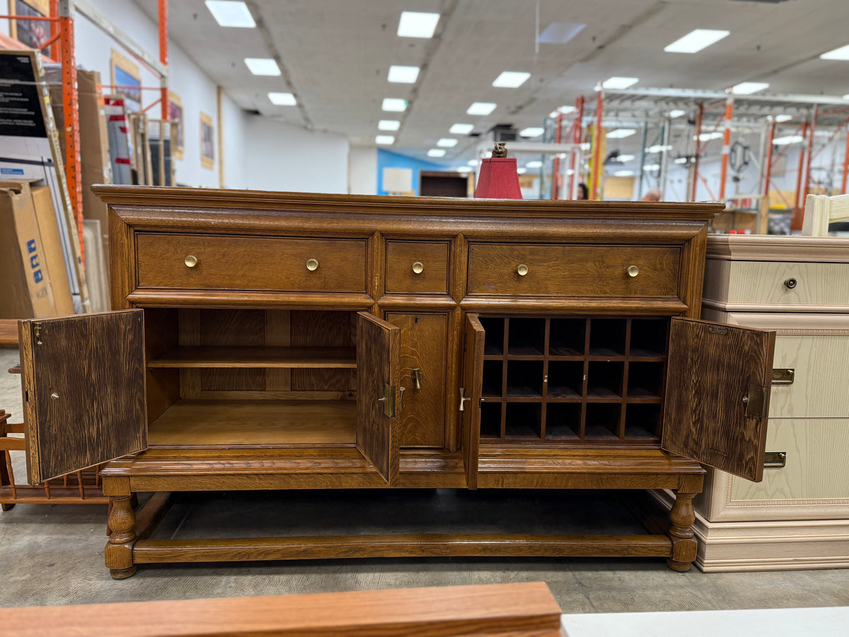 Oak Wooden Buffet Sideboard