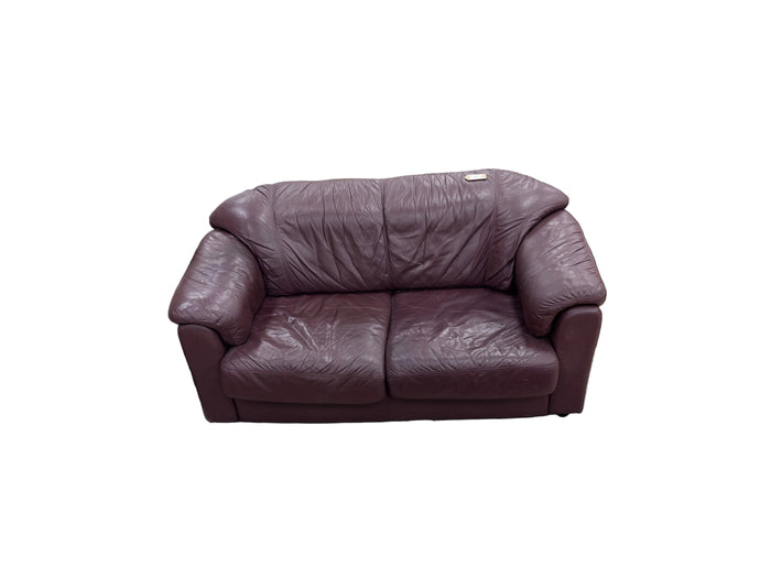 Vintage Burgundy Loveseat