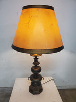 34"H Brass Table Lamp