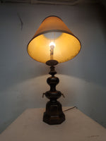 34"H Brass Table Lamp