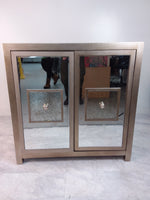 York Mirror Accent Cabinet