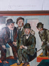 Four Comedians Artwork by Barbara Hess Mercier