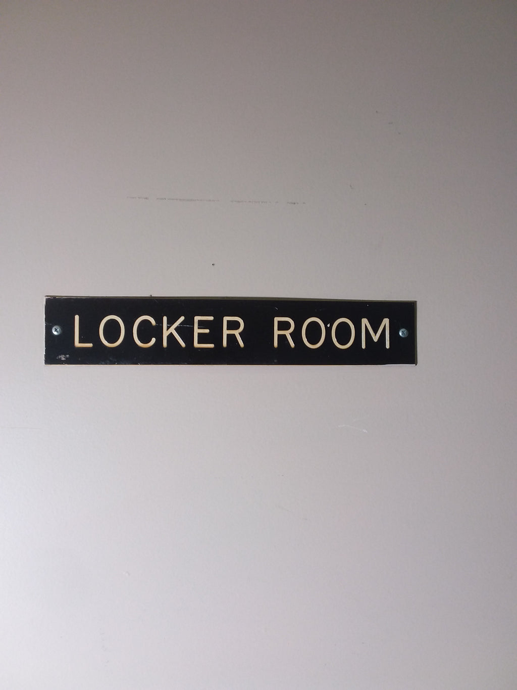 Locker Room Door