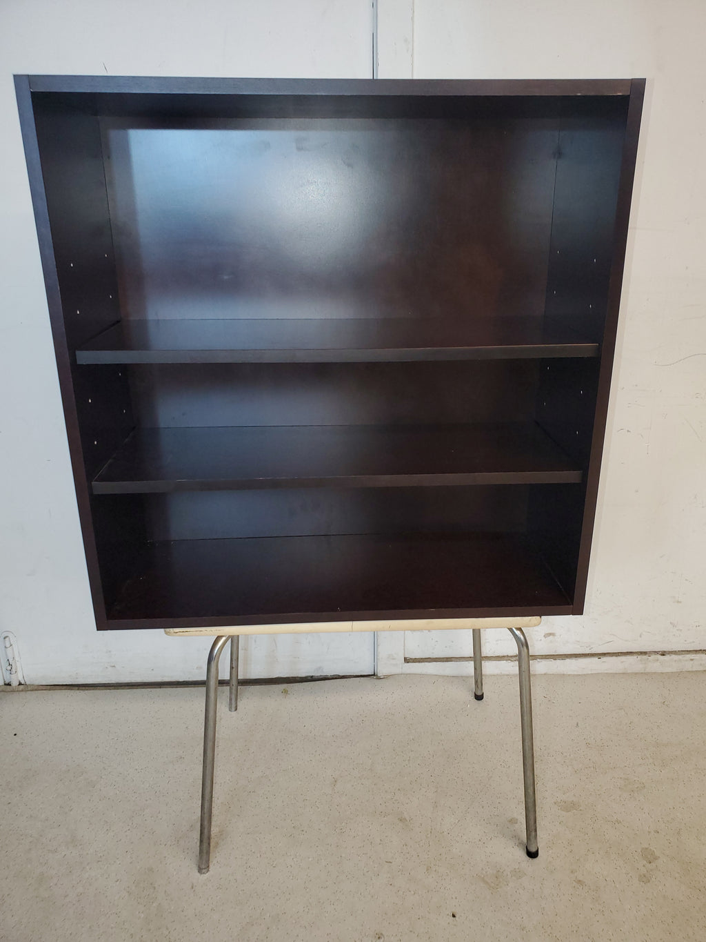 30'' x 30'' Brown 3 Shelf Cabinet