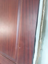 36 x 96in Mahogany Finish 2-Panel Exterior Door