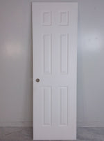 26 x 80in 6-Panel White Door
