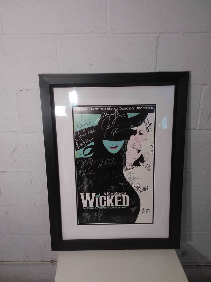 Autographed "Wicked" Poster
