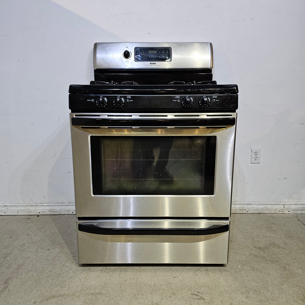 Kenmore Black & Stainless Gas Oven