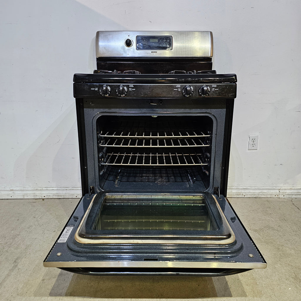 Kenmore Black & Stainless Gas Oven