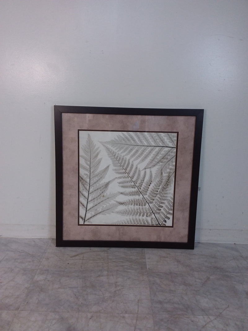 Monochromatic Fern Print No1