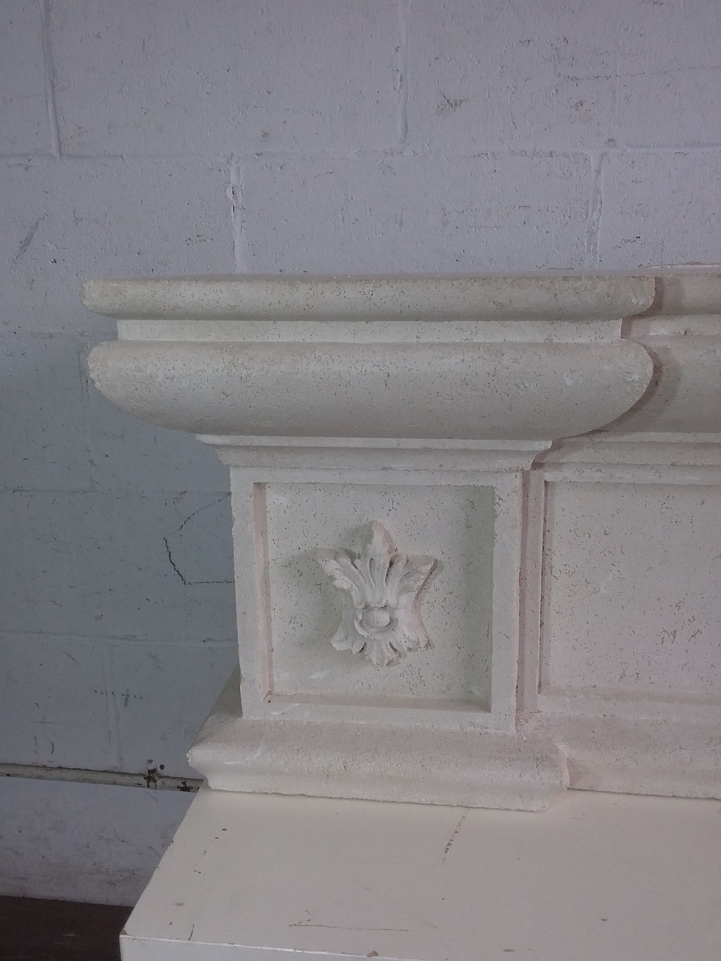 Limestone Cast Fireplace Mantel