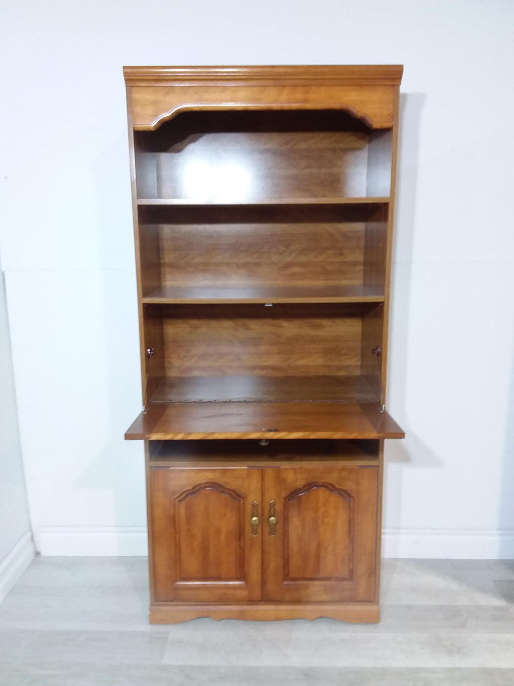 Bookcase With Pull Down Desk