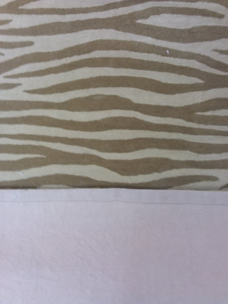 Zebra Striped Wool Rug