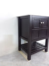 Espresso Two Door Bathroom Vanity