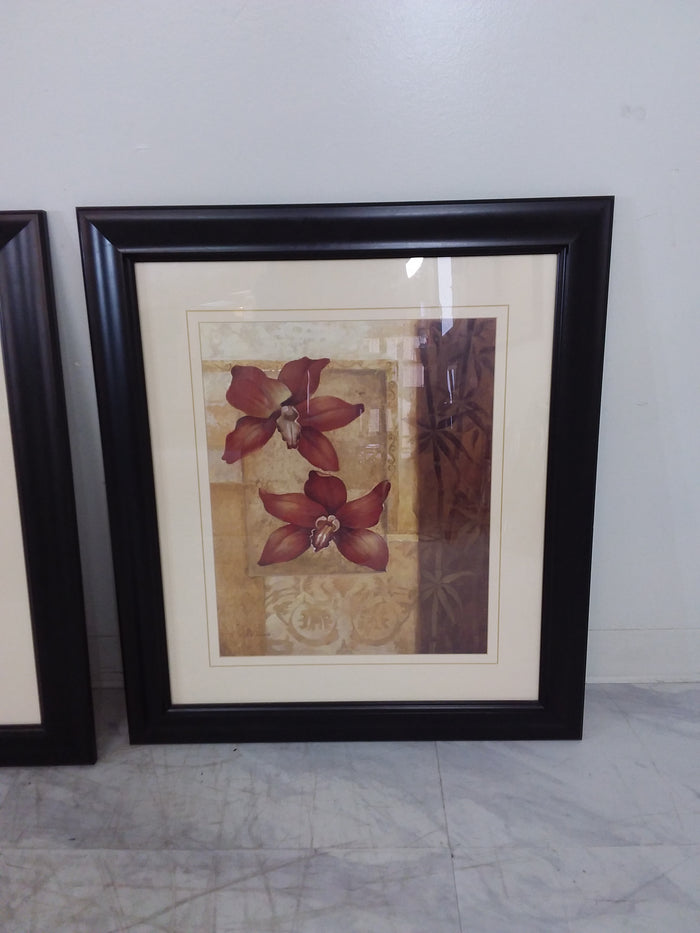 Pair of Orchid Prints