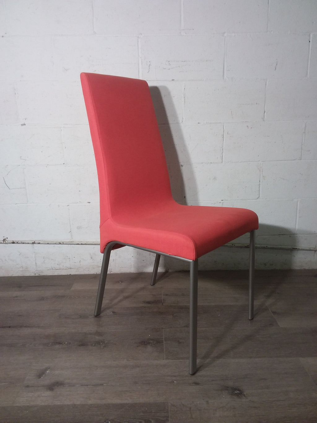Orange Handle Back Dining Chair