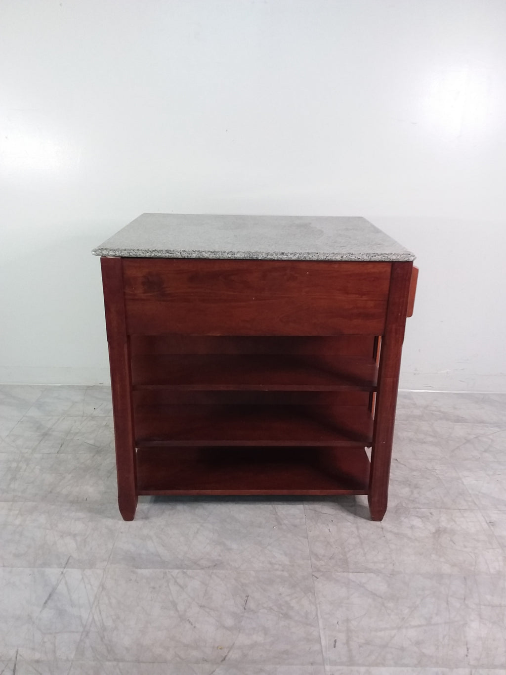 Chestnut Kitchen Island with Table