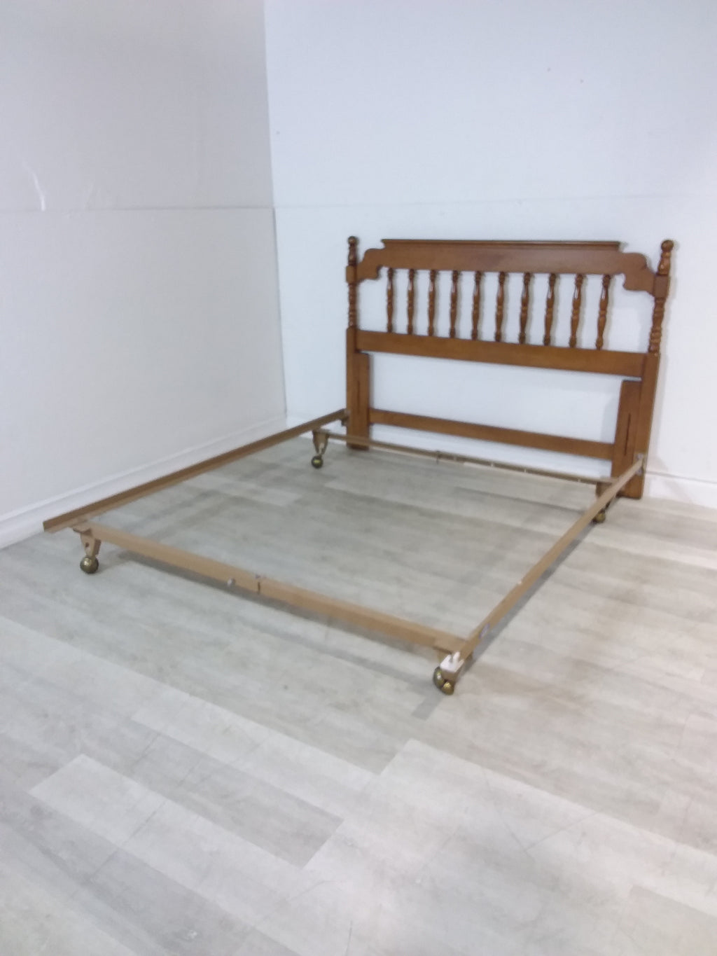 Queen Headboard & Metal Frame
