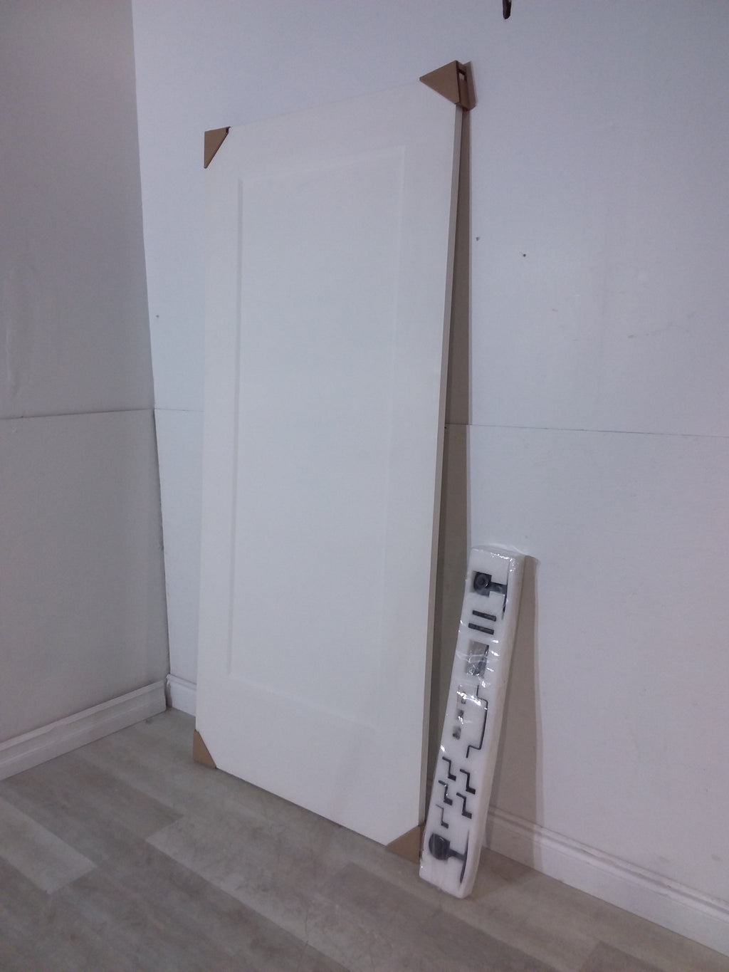White 1 Panel  37" Barn Door