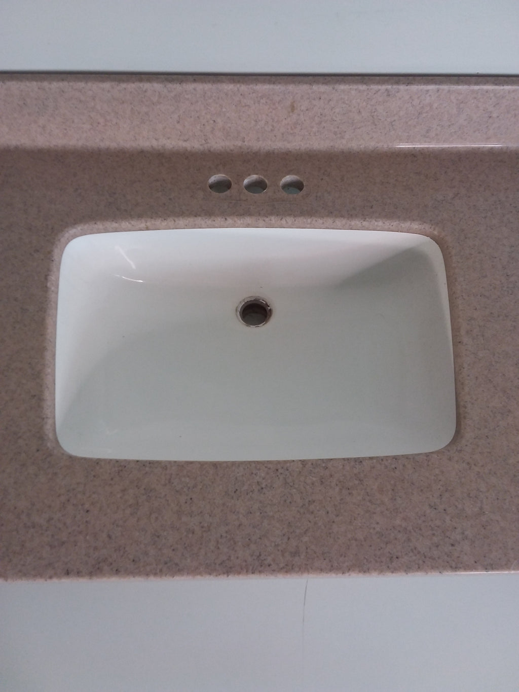 Marble Countertop With Built-In Sink