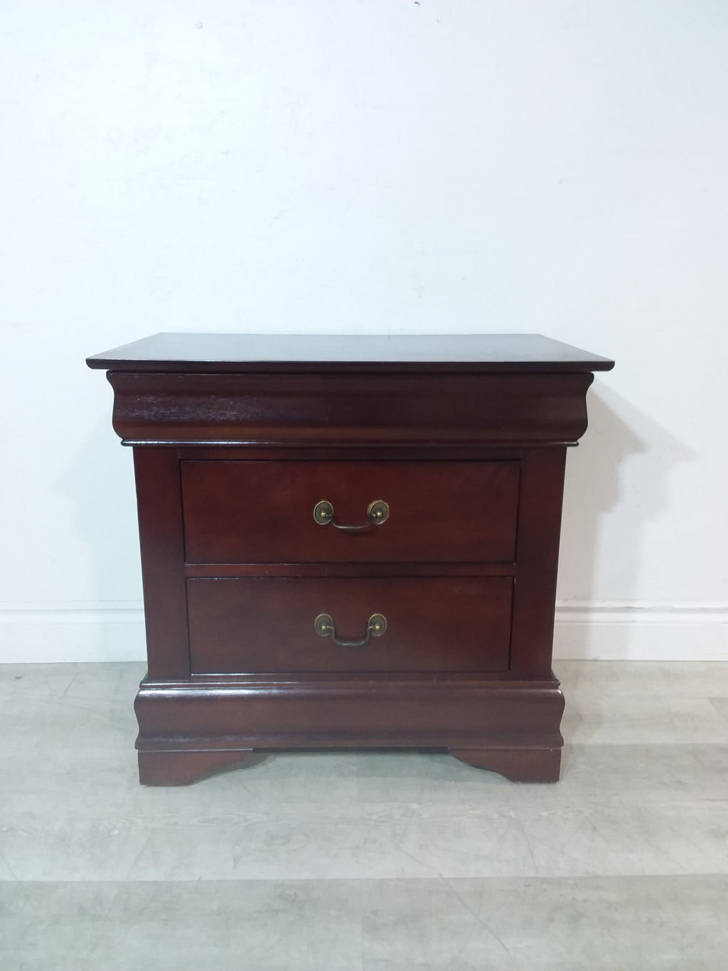 Dark Wood Nightstand