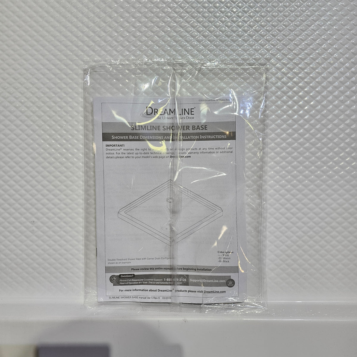 DreamLine Corner Shower Base Habitat ReStore GTA